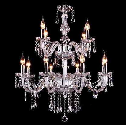 Bedroom Living Room Lamp Hotel European-style Crystal Lamp Restaurant Chandelier Creative Lamps