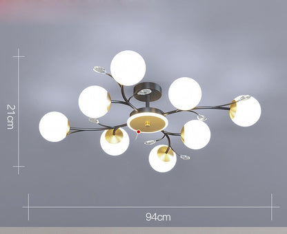 Nordic Living Room Lamp Simple Modern Atmosphere Luxury Ceiling Lamp