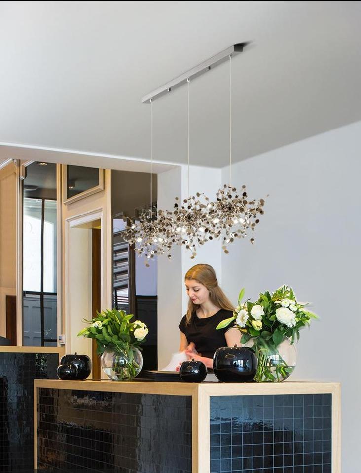 Nordic Modern Creative Design Stainless Steel Chandelier