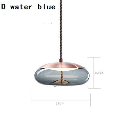 Modern Glass Scandinavian Pendant Lights Nordic Hanglamp Hemp Rope Industrial lamp For LOFT Deco Maison
