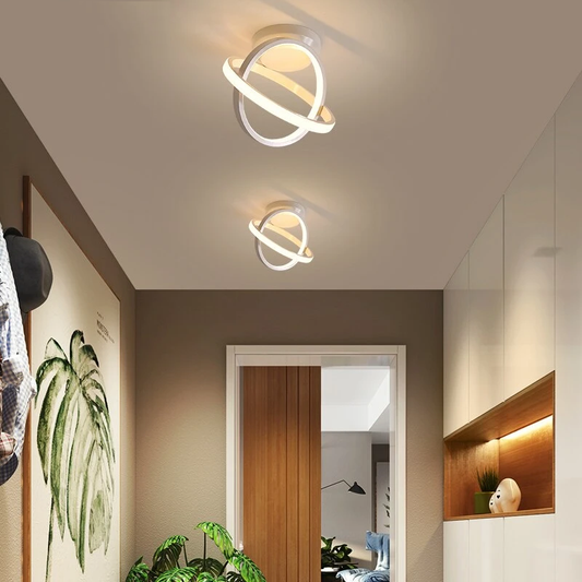 White/Black Color Ceiling Light Modern LED Corridor Lamp For Living Room Round Square Lighting Home Decorative Fixtures