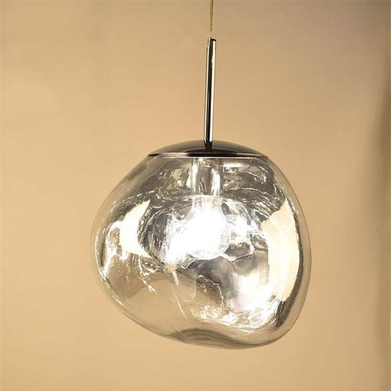 Modern Novelty Art Deco Glass Pendant Light LED E27 With 3 Colors For Living Room Bedroom Restaurant Kitchen Cafe Hotel Office