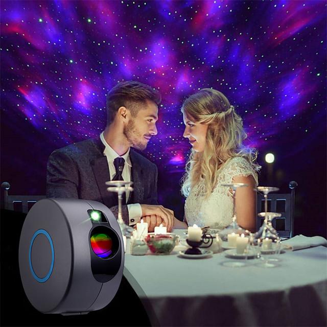 Star Projector Laser Galaxy Starry Sky Projector  LED Night Light with Remote Night Star Projector with 15 Mode Lighting Shows for For Bedroom and Party Decoration