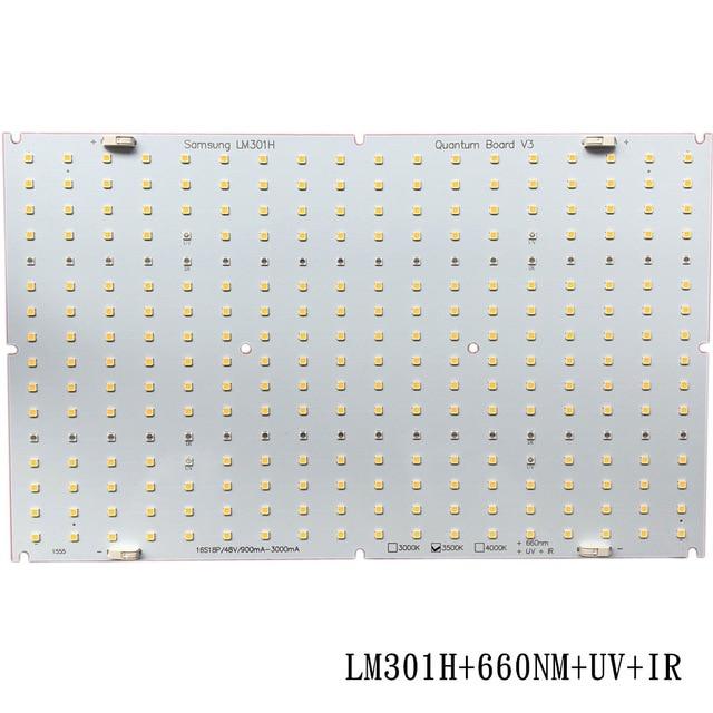 Led lamp board LM301B LM301H 3000K 3500K 660nm UV IR  heat sink Meanwell 120w 240w  Driver