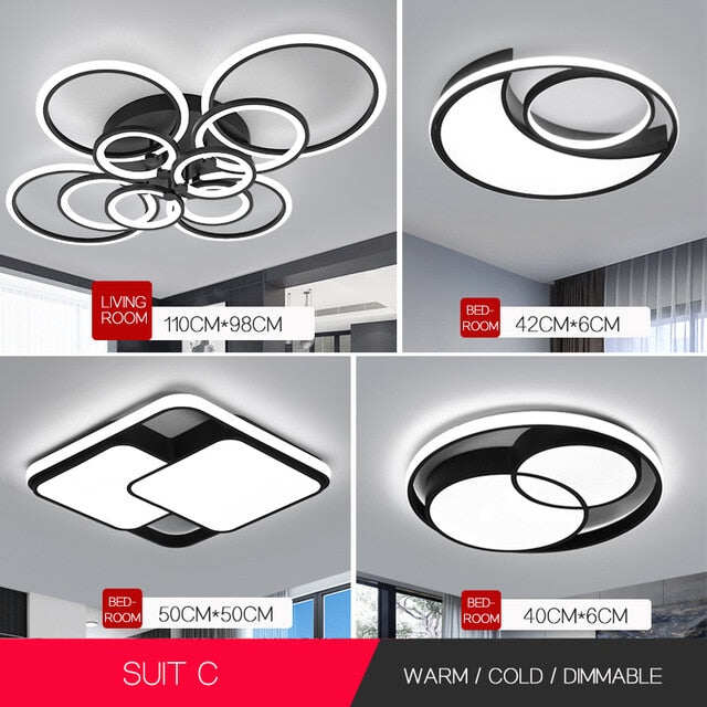 acrylic room modern nordic pendant hanging living room led light bedroom lamp color changing lights led chandelier lighting