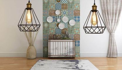 Modern  Industrial Vintage Cage Pendant Light Iron Art Diamond Pyramid Wrought home Ceiling Lamp Suitable for E27 bulbs