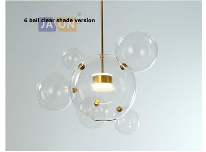 LED Nordic Iron Glass Mickey Gradual Blue LED Lamp LED Light.Pendant Lights.Pendant Lamp.Pendant light For Dinning Room Foyer
