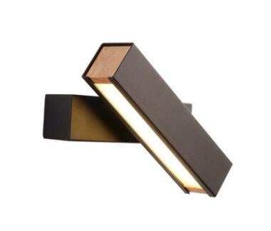 Minimalist Black-and-white Wall Lamp Creative Modern Living Room Bedroom Staircase Rotation Adjustment Log LED Wall Lamp