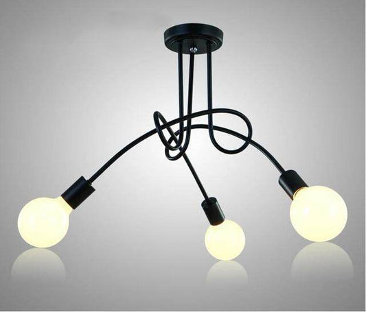Modern Industrial Creative Personality Spider LED E27 Ceiling Light For Bedroom Living Room Study Restaurant Hotel Cafe Bar Hall