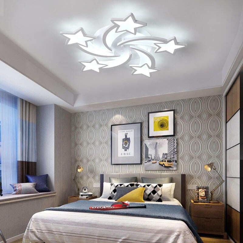 LEDs Chandelier Modern stars For Living Room Bedroom remote/APP support Home design chandelier  model   ICFW1913