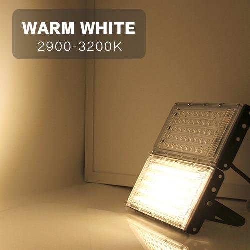 2pcs LED Flood Light 50W Outdoor Wall Reflector Lamp Street Garden Floodlight Waterproof IP65 Spotlight Lighting AC