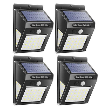 100LED Solar Light Outdoor Solar Lamp PIR Motion Sensor Wall Light Waterproof Solar Powered light for Garden Decoration