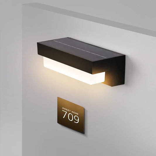 LED Outdoor Solar Wall Lights Waterproof Solar  Light Balcony Villa Doorway Courtyard Walled Lighting