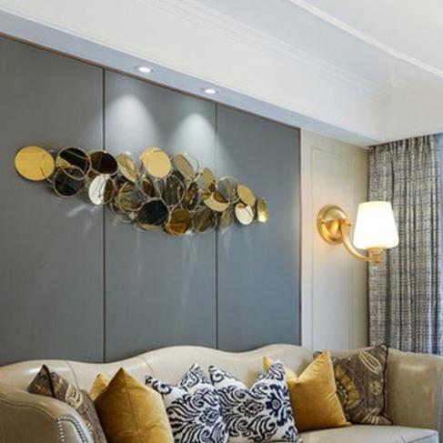 Nordic Living Room Bedroom Copper Wall Lamps