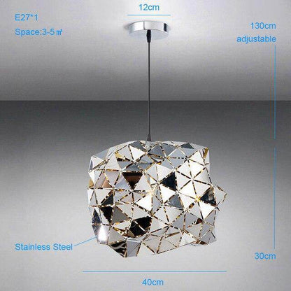 Modern Stainless Steel Pendant Lights Minimalist Style Pendant Lights Dining Room Lled Pendant Lamps Led Luminaire Suspendu