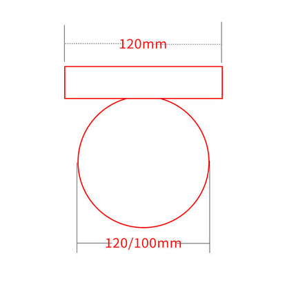 Creative Macaron LED Wall Lamp  Mini Glass Sconce for Balcony Lamp Bedroom Corridor Porch Decor Lighting
