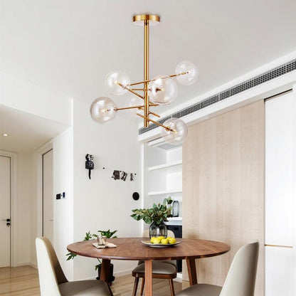 Europe Modern Creative Glass Pendant Light magic beans Glass Bubbles Study Livingroom Restaurant Cafe Decoration Lamp