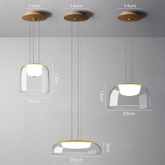 Designer Pendant Lights Glass lampshade lustre Living Room light Dining Room Hanging Lamp Indoor lighting