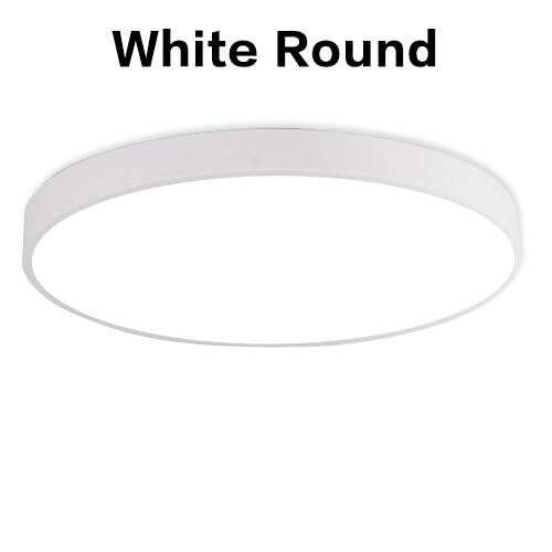 Ultra-Thin 5CM LED Modern Simple Ceiling Light Round Square Lamp For Living Room