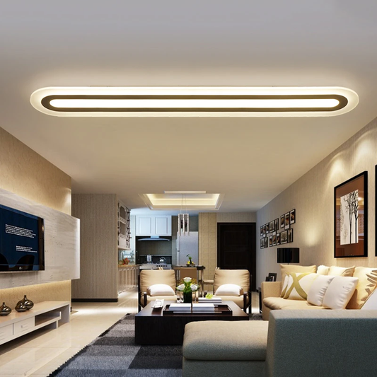 Modern Led Ceiling Lights Living Led Ceiling Lamps Bedroom Led Fixture Dining Strip Ceiling Lamp Kitchen Lustre Lighting Hallway