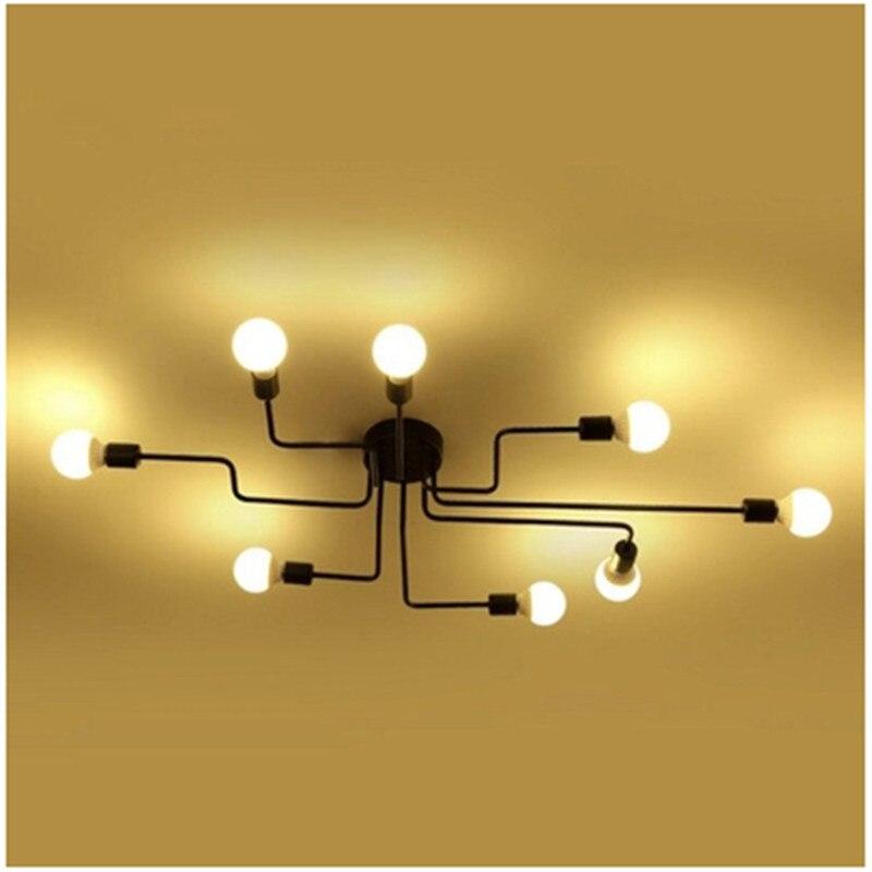 American Iron Lamps Study Creative Personality Pendant Lamp Nordic Simple Bedroom Lamp Living Room Lamp