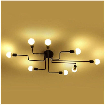 American Iron Lamps Study Creative Personality Pendant Lamp Nordic Simple Bedroom Lamp Living Room Lamp
