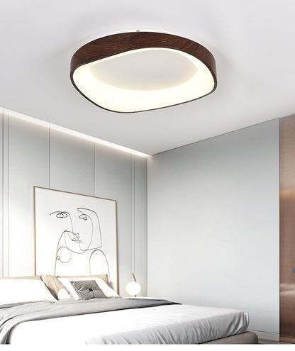 LED Ceiling Lamp Bedroom Corridor Modern Wood Ceiling Lights Living Room Decorative Light Fixture