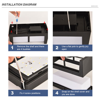 Outdoor Lamps Motion Sensor Wall Light Waterproof AC85-265V 16/30W Exterior Wall Lamp For Garden Light Street Lamp