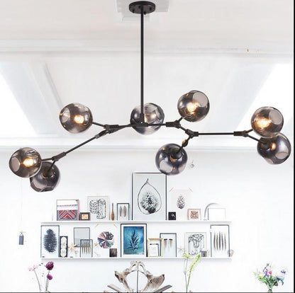 Modern Glass Pendant Light Nordic Dining Room Kitchen Light Designer Hanging Lamps Avize Lustre Lighting