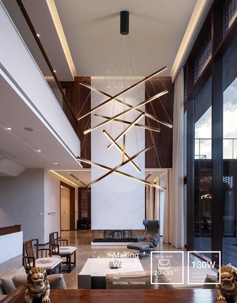 Simple Creative Personality Long LED Line Lamps