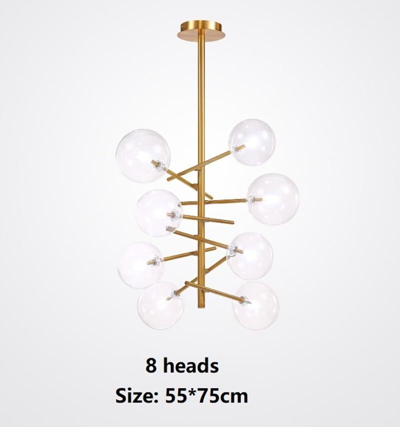 Europe Modern Creative Glass Pendant Light magic beans Glass Bubbles Study Livingroom Restaurant Cafe Decoration Lamp