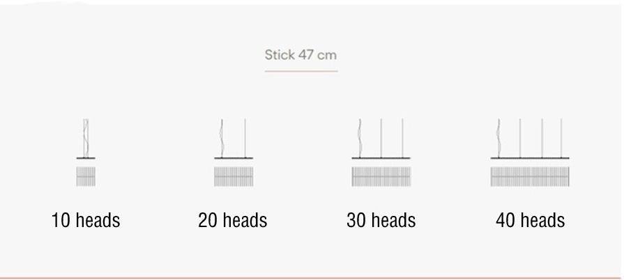 New Net Hot Chandelier Dimmable Creative LED Aluminum Alloy Simple Fishbone Chandelier
