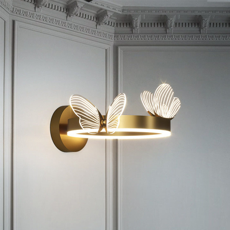 Butterfly LED Wall Lamp Indoor Lighting For Home Living Room Decoration Bedroom LED Night Lights