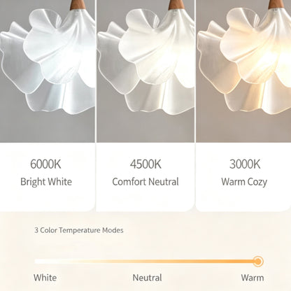 Flower Shaped Pendant Light Modern Minimalist Chandelier for Dining Room Living Room Bedroom Cafe Decor