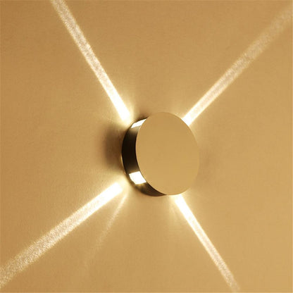Led wall lamp bedside lamp bedroom living room wall lamp modern simple creative corridor hotel cross star wall light
