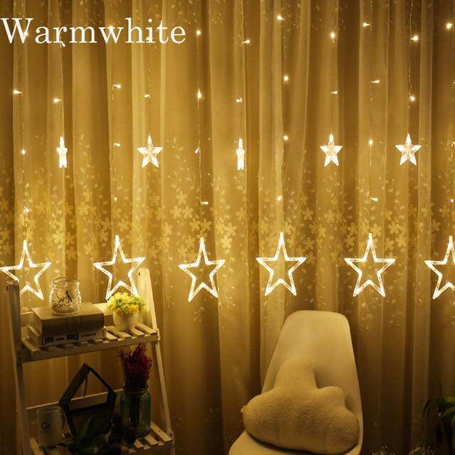 Christmas lights indoor/outdoor fairy lights Moon Star Lamp LED String Decoration for home Party Holiday lighting
