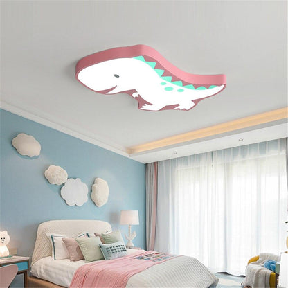 Modern Kids Room The Dinosaur LED Lamp Ceiling Light Cartoon Light Boy Gril Bedroom  Colorful Lighting Fixture