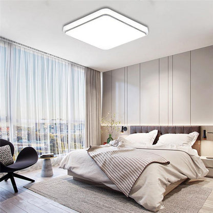 24W 30cmX30cm Square Led Ceiling Light Led Ceiling Lamp White Light Flush Mount Bedroom Fixture Lamp for Living Room