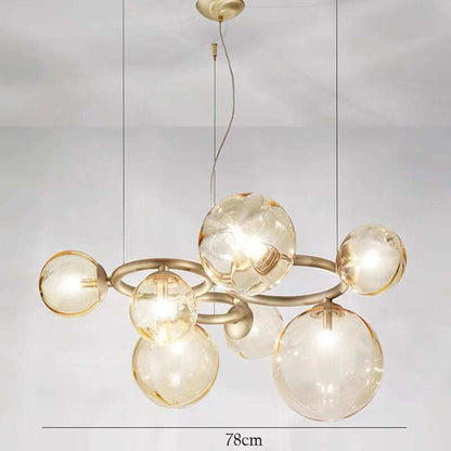 Modern Simple Magic Bean Living Room Bedroom Dining Room Glass Hanging Lamps