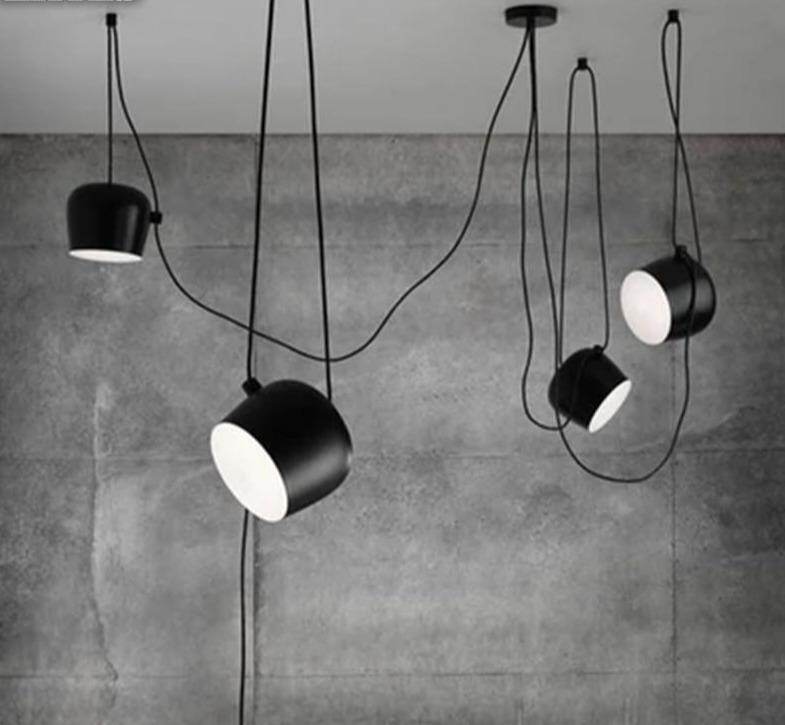 Loft Nordic design pendant lights fixtures modern led dining room home decor industrial hanging lamp