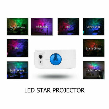 Star Sky Projector  LED Galaxy Night Light Moon Stars Nebula Ocean Lamp Galaxy Projector Rotation Light