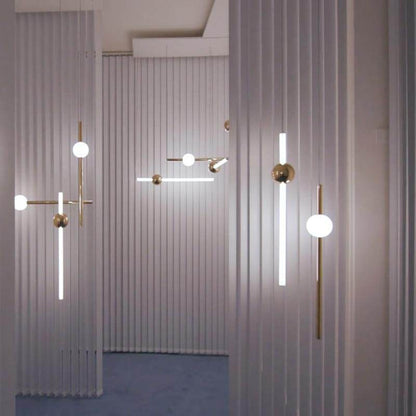 Modern Glass Metal Ball Pendant Lights Luminaria Cylinder Pipe Industrial Lamp Hanglamp Lustre Suspension
