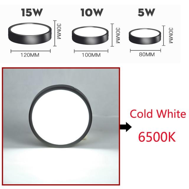 Led Downlight LED Spot Light Surface Mounted Ceiling 5W 10W 15W Down Lights Fixture Ultra Thin Indoor Lighting For Kitchen