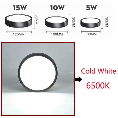Led Downlight LED Spot Light Surface Mounted Ceiling 5W 10W 15W Down Lights Fixture Ultra Thin Indoor Lighting For Kitchen