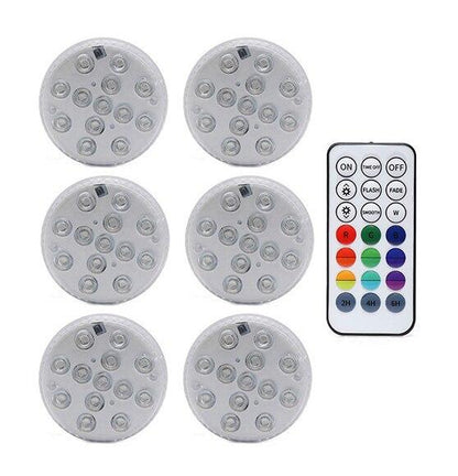 Upgrade Magnet RGB Submersible Light IP68 13LEDs Underwater Night Lamp Outdoor Vase Bowl Pond Swimming Pool Decor Lamp