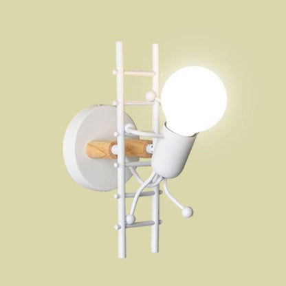 Wall lightchandelier wall lamp lights LED lamp Creative Mounted Iron Bedside Sconce Lamp for Kids Baby Room Living RoomDining ro