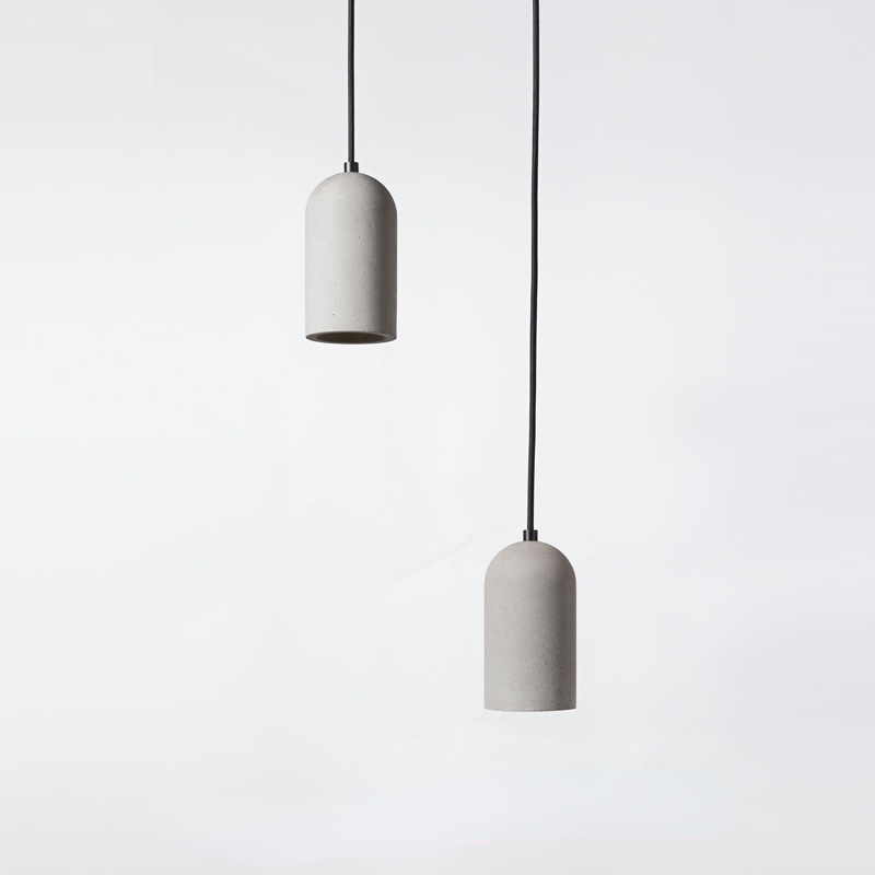 Modern LED Pendant Lights Simple Indoor Light Fixtures Lighting Dining Room Nordic Cement  Hanging Lamps