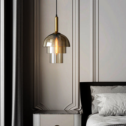 Vintage LED Pendant Chandeliers Lighting Glass Pendant Lamp Restaurant Living Room Aisle Bar Hanging Lighting