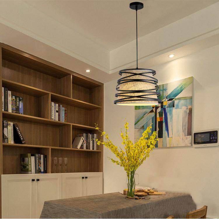 modern cage pendant light iron minimalist retro Scandinavian loft pyramid pendant lamp metal Hanging Lamp E27 Indoor DD01