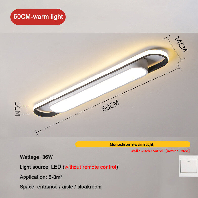 Led Ceil Light Rectangular For Kitchen Home Deco Chandelier Dining Bedrooms Sensor Lamp Modern Ceiling Lights